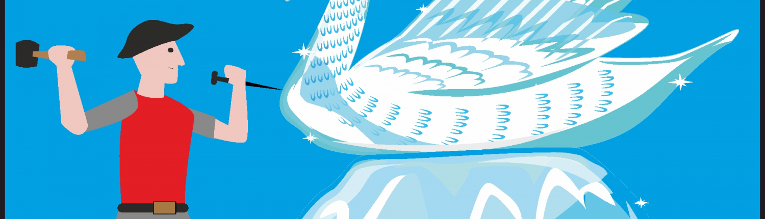 Eisskulptur schnitzen by Mario Mannhaupt