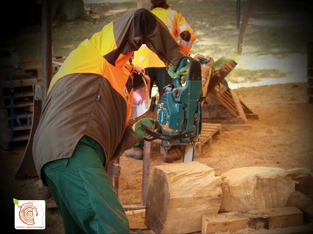 60 Bildhauerkurs K2 mit Kettensaege by mario mannhaupt